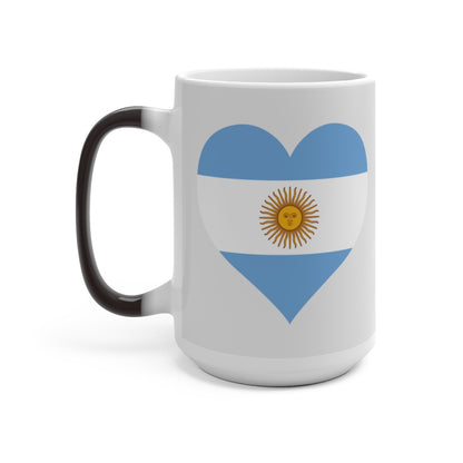 Argentina Heart Color Changing Mug