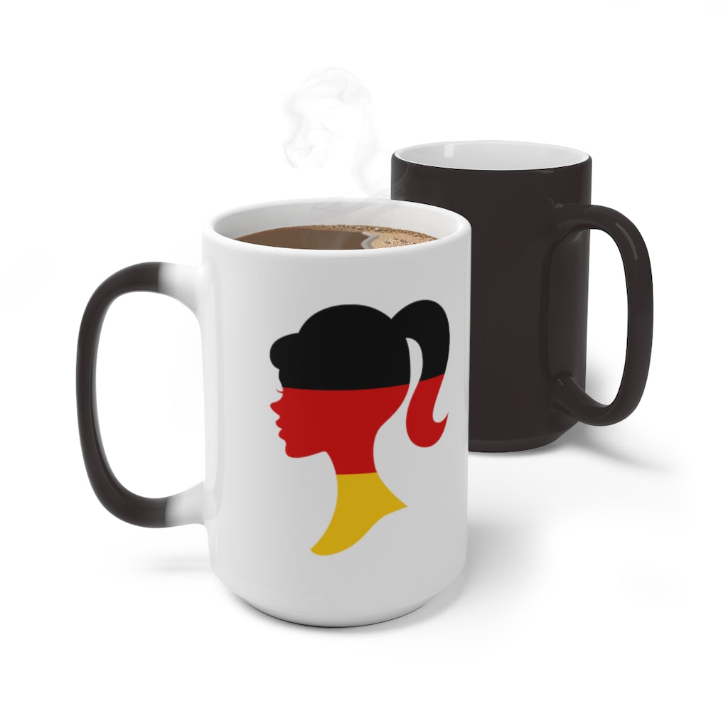 Germany Girl Color Changing Mug