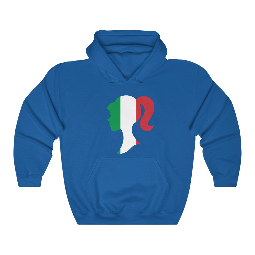 Italy Girl Flag Hoodie Sweatshirt - Unisex