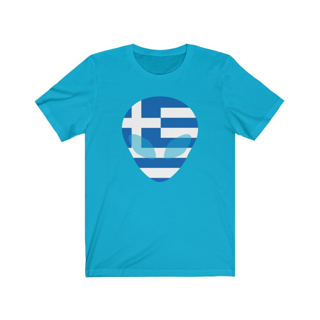Greece Alien Flag Premium Tee - Unisex