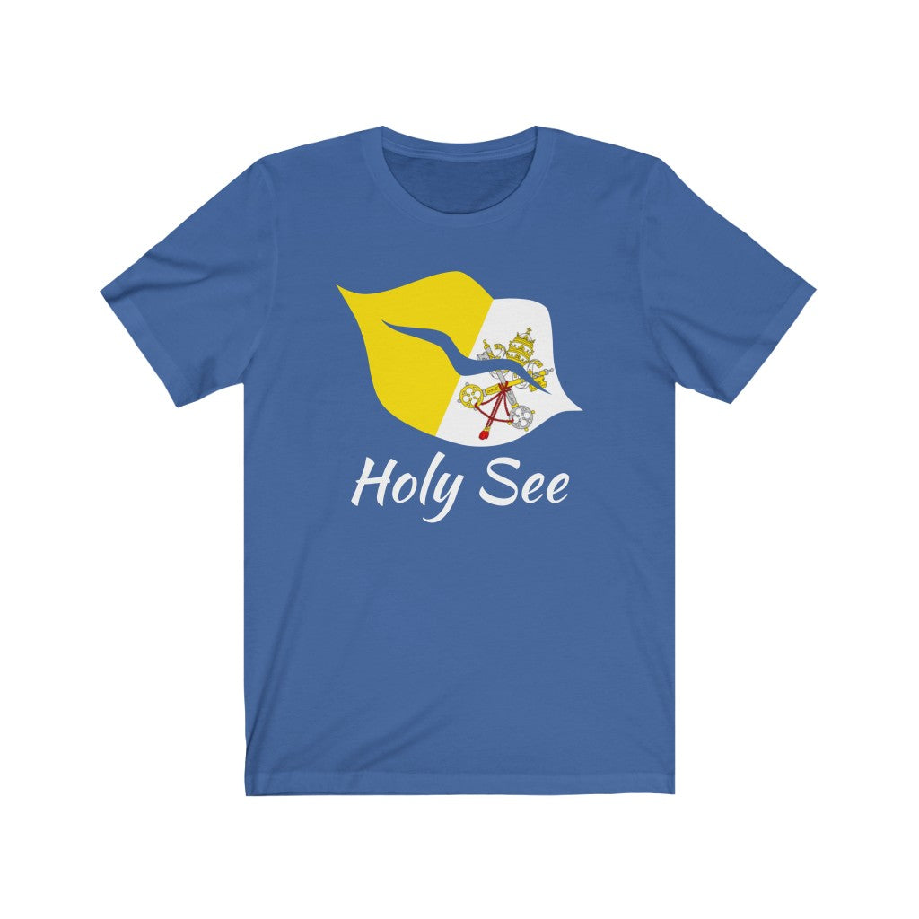 Holy See Lips Flag Premium Tee 2 - Unisex