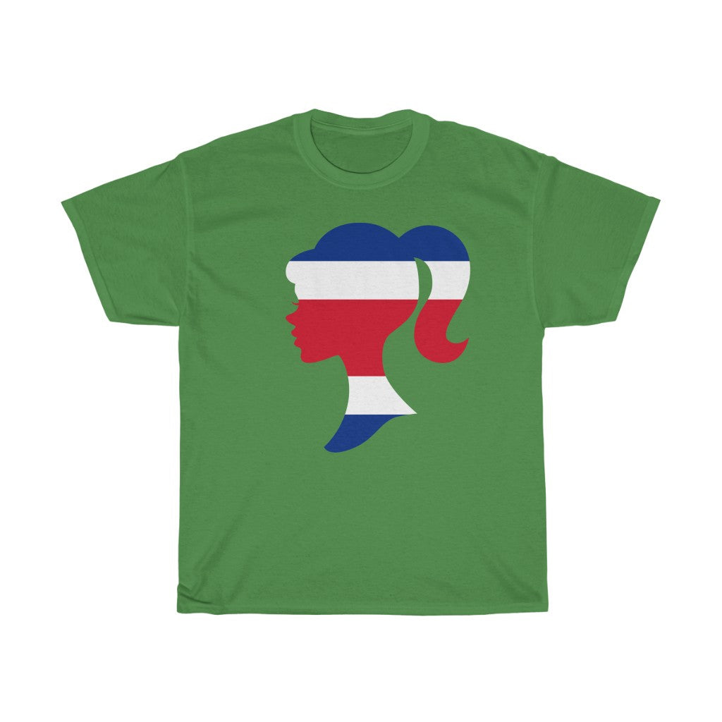 Costa Rica Girl Flag Standard Tee - Unisex