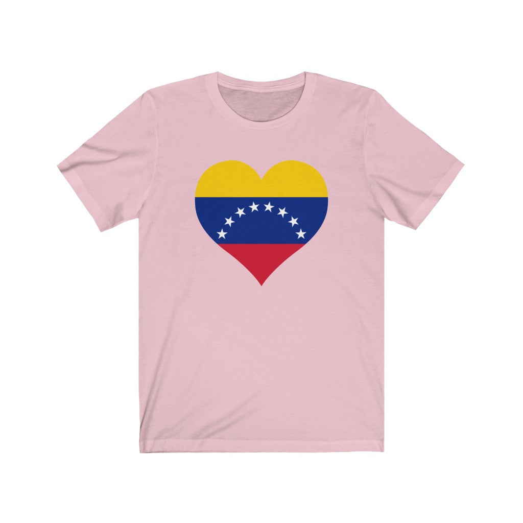 Venezuela Heart Flag Premium Tee - Unisex