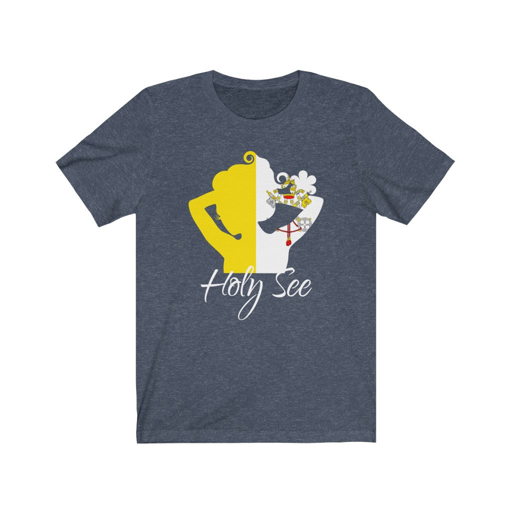 Holy See Lady Flag Premium Tee 2 - Unisex