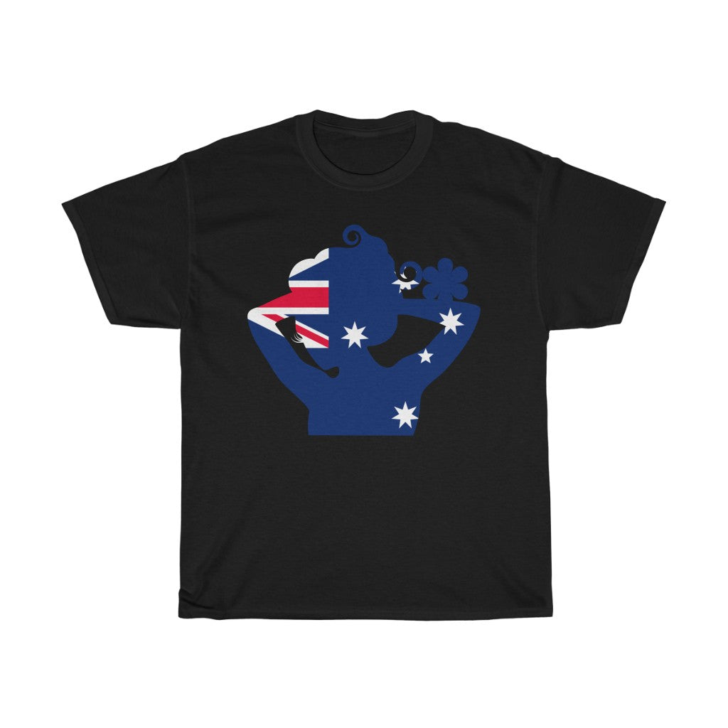Australia Lady Flag Standard Tee - Unisex