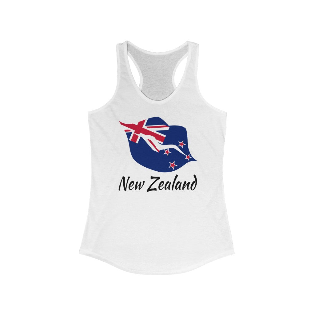 New Zealand Lips Flag Tank 1 - Women