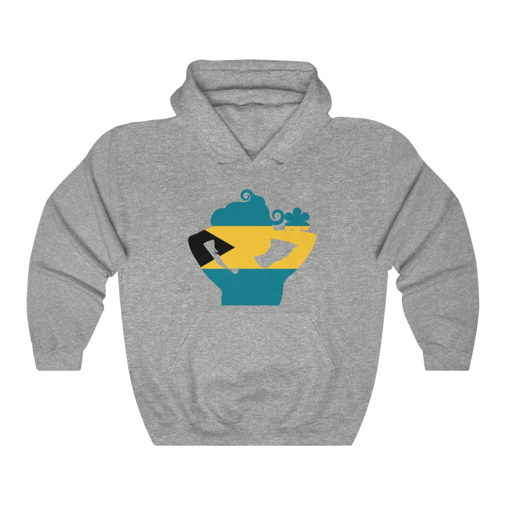 Bahamas Lady Flag Hoodie Sweatshirt - Unisex