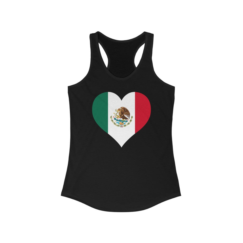 Mexico Heart Flag Tank - Women