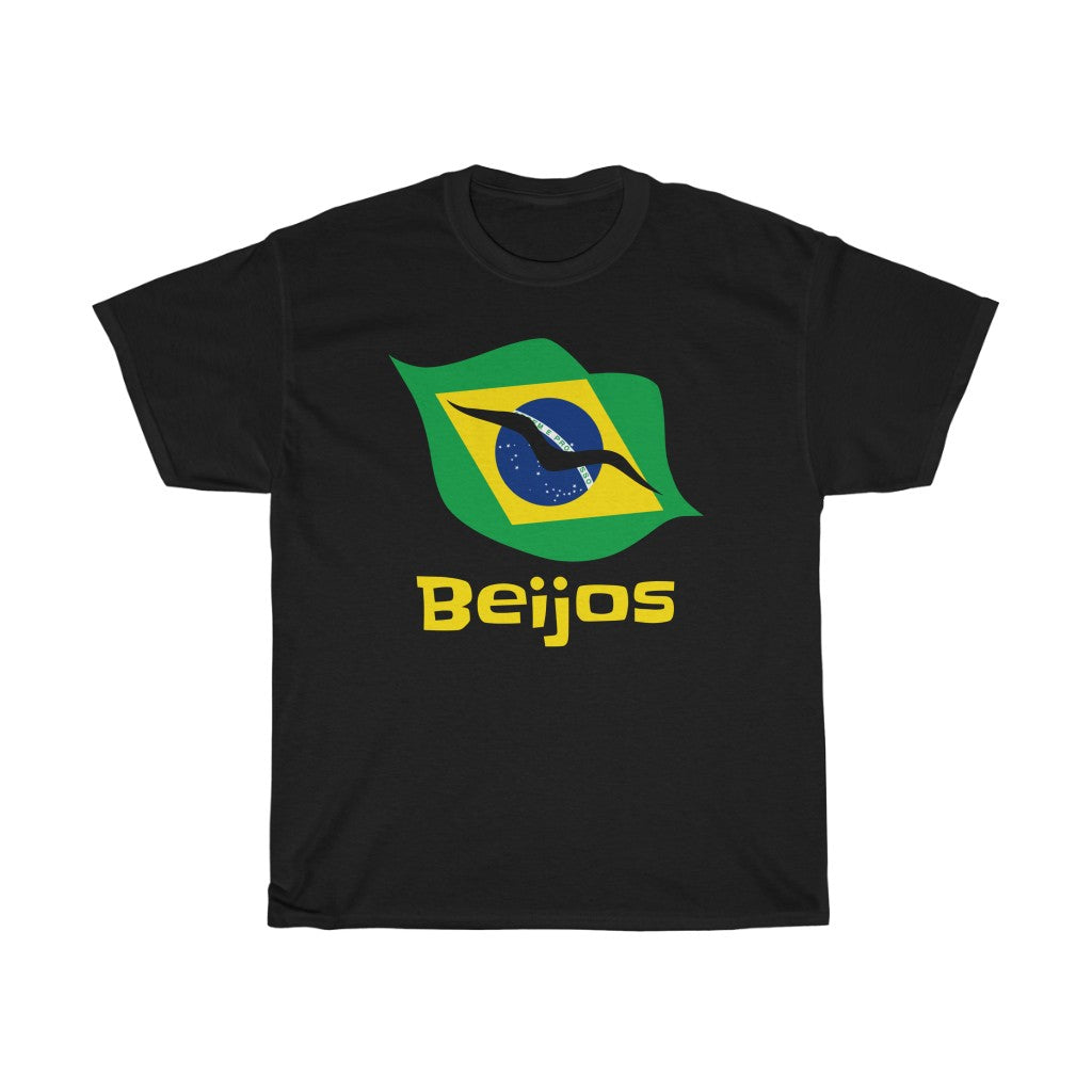 Brazil (Beijos) Lips Flag Standard Tee 1a - Unisex