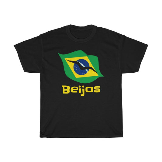Brazil (Beijos) Lips Flag Standard Tee 1a - Unisex