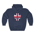 United Kingdom Alien Flag Hoodie Sweatshirt - Unisex
