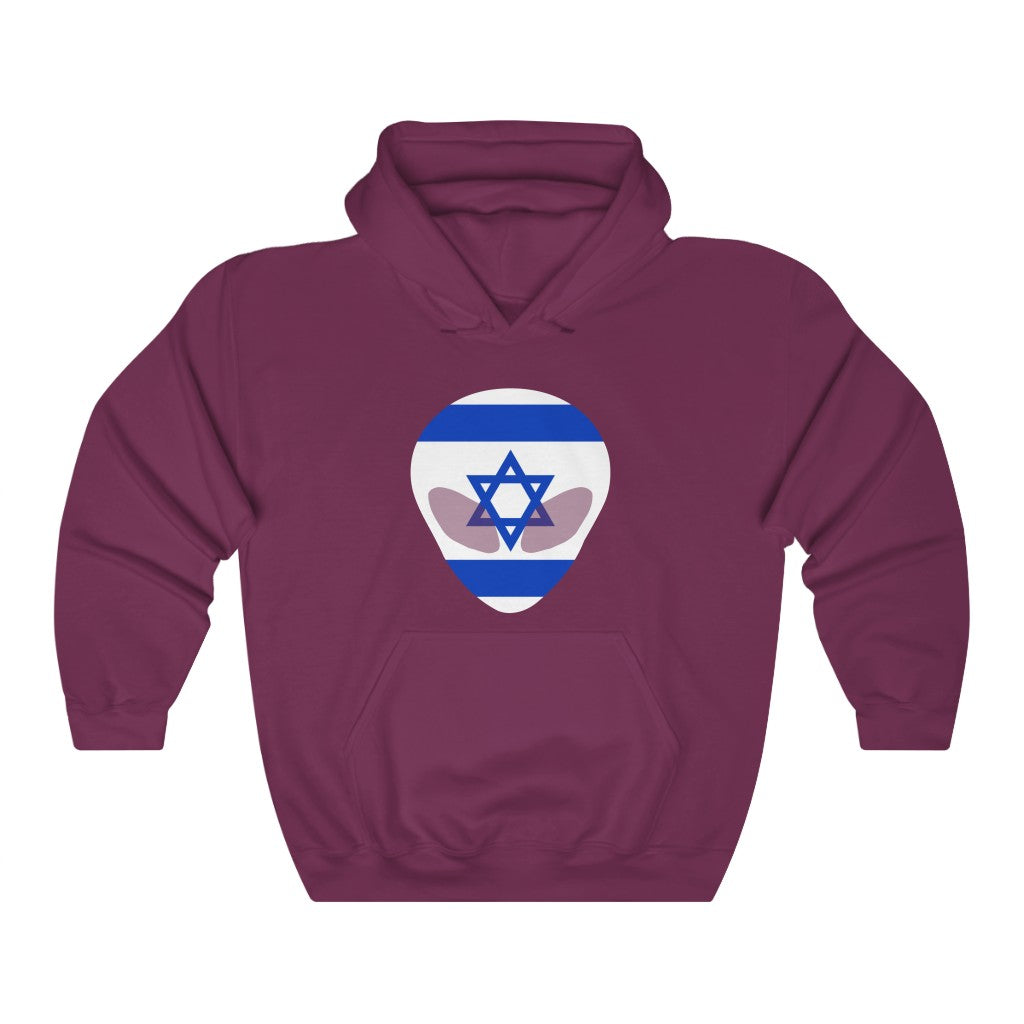 Israel Alien Flag Hoodie Sweatshirt - Unisex