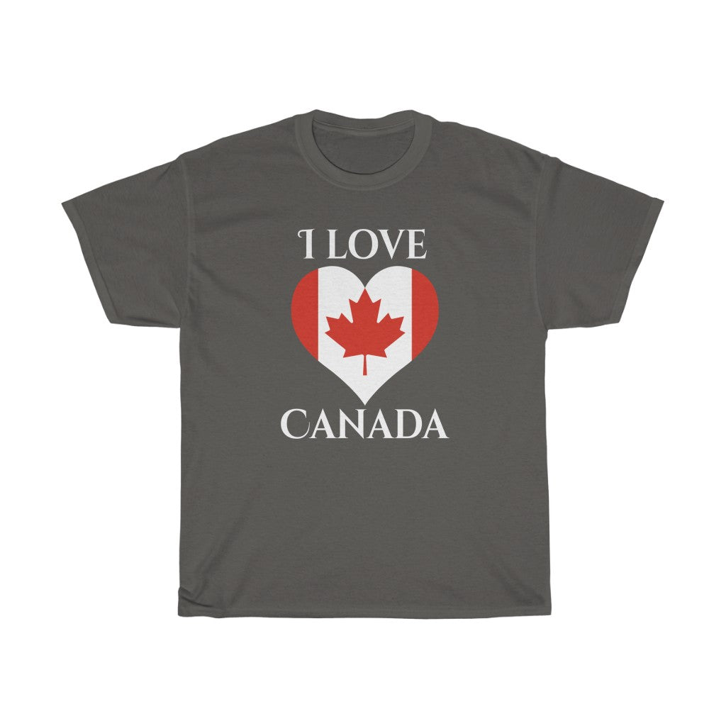 Canada Heart Flag Standard Tee 2 - Unisex