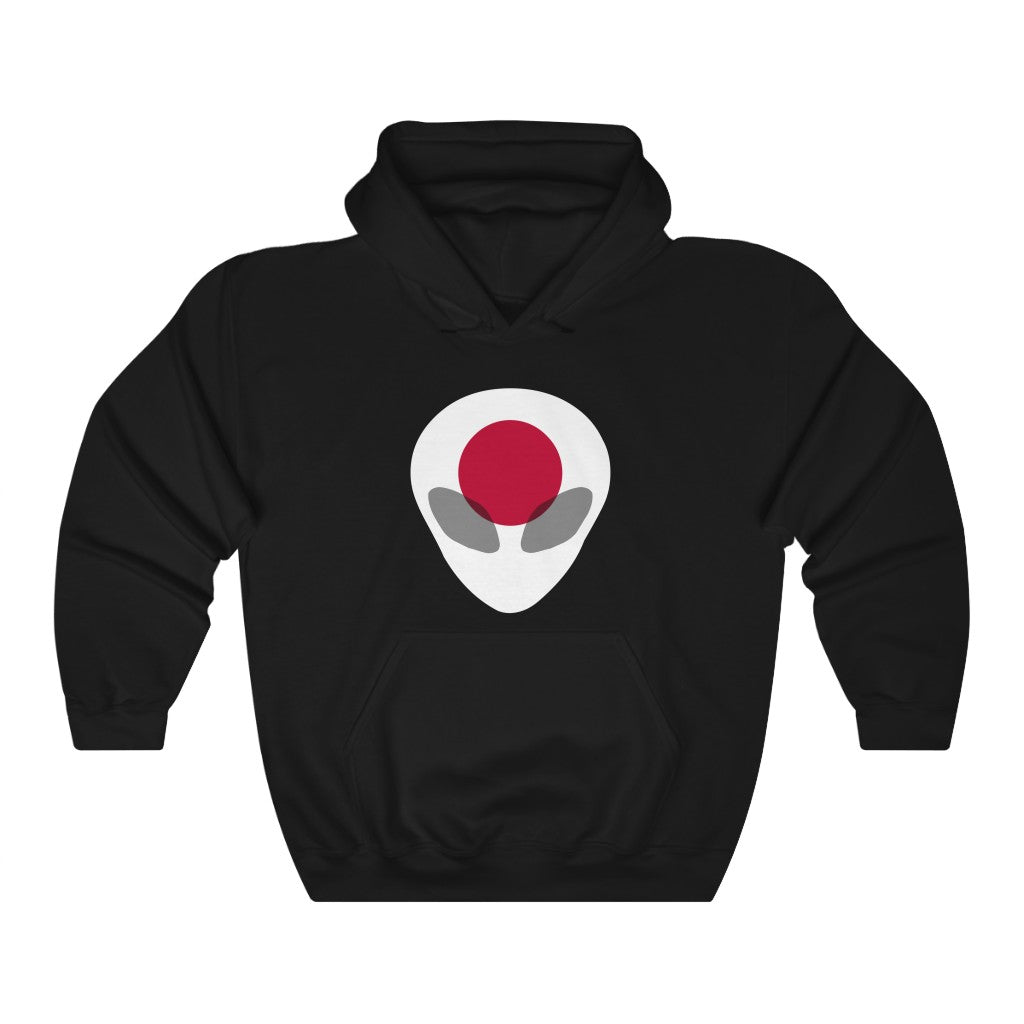 Japan Alien Flag Hoodie Sweatshirt - Unisex
