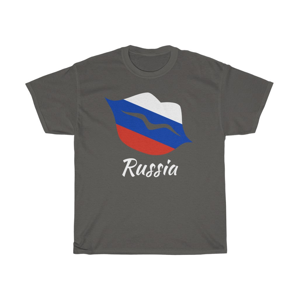 Russia Lips Flag Standard Tee 2 - Unisex