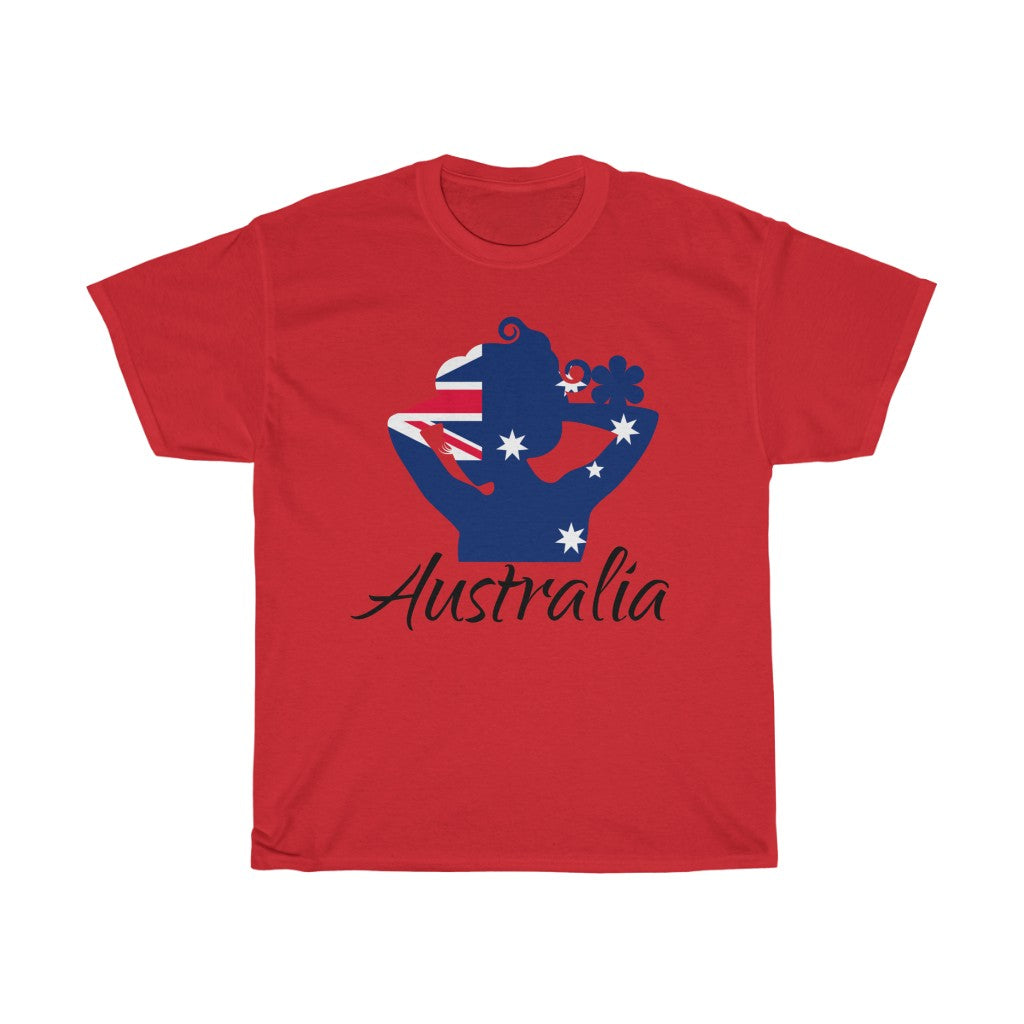 Australia Lady Flag Standard Tee 1 - Unisex