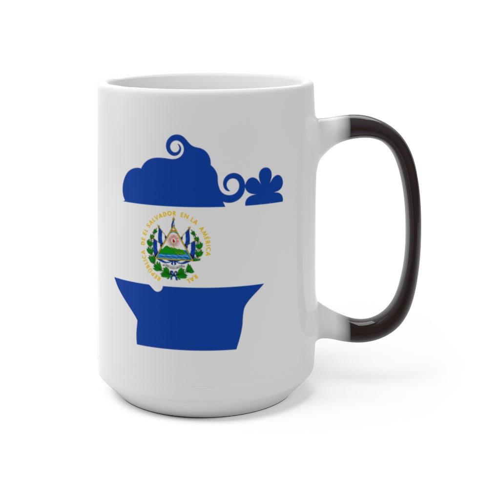 El Salvador Lady Color Changing Mug