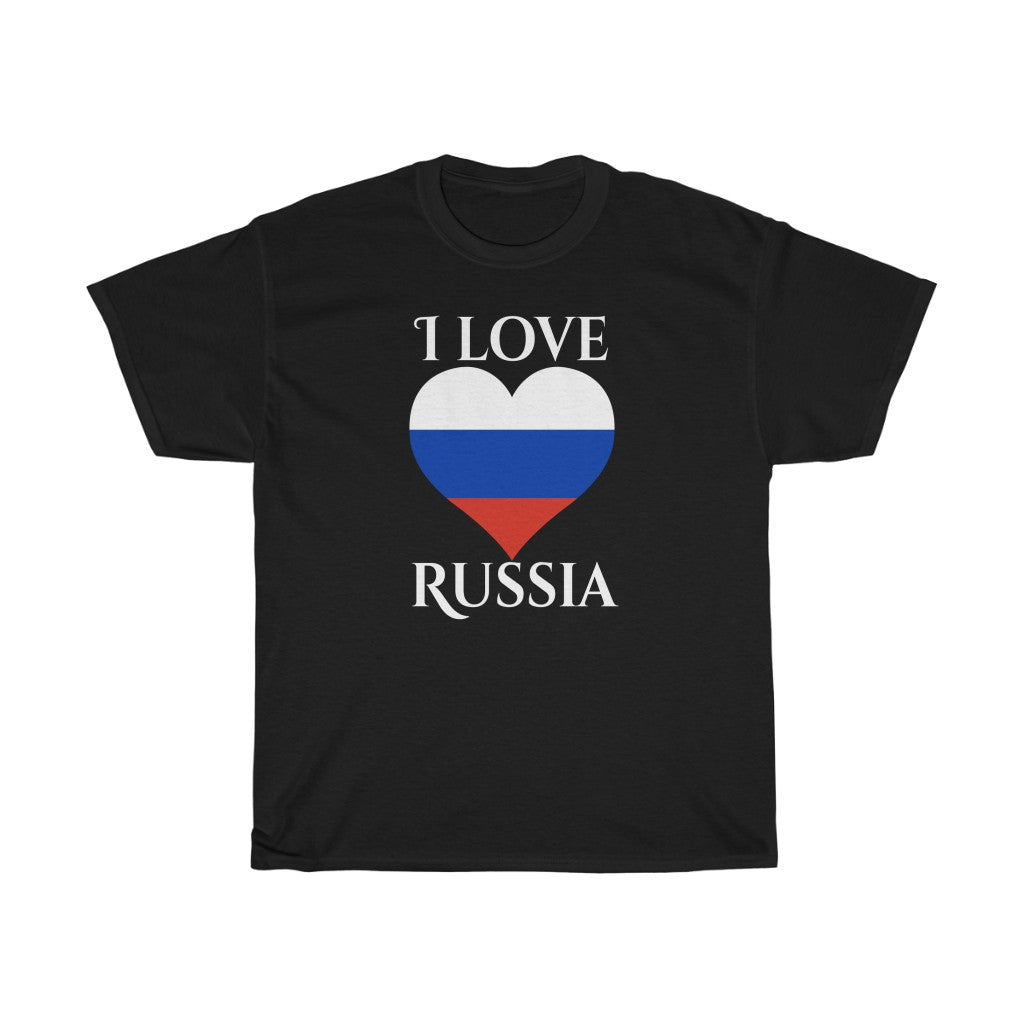 Russia Heart Flag Standard Tee 2 - Unisex
