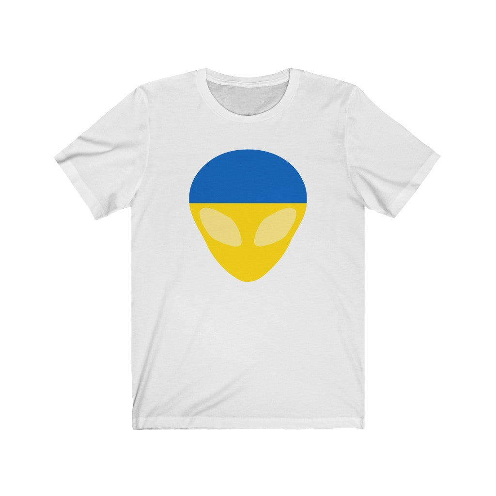 Ukraine Alien Flag Premium Tee - Unisex