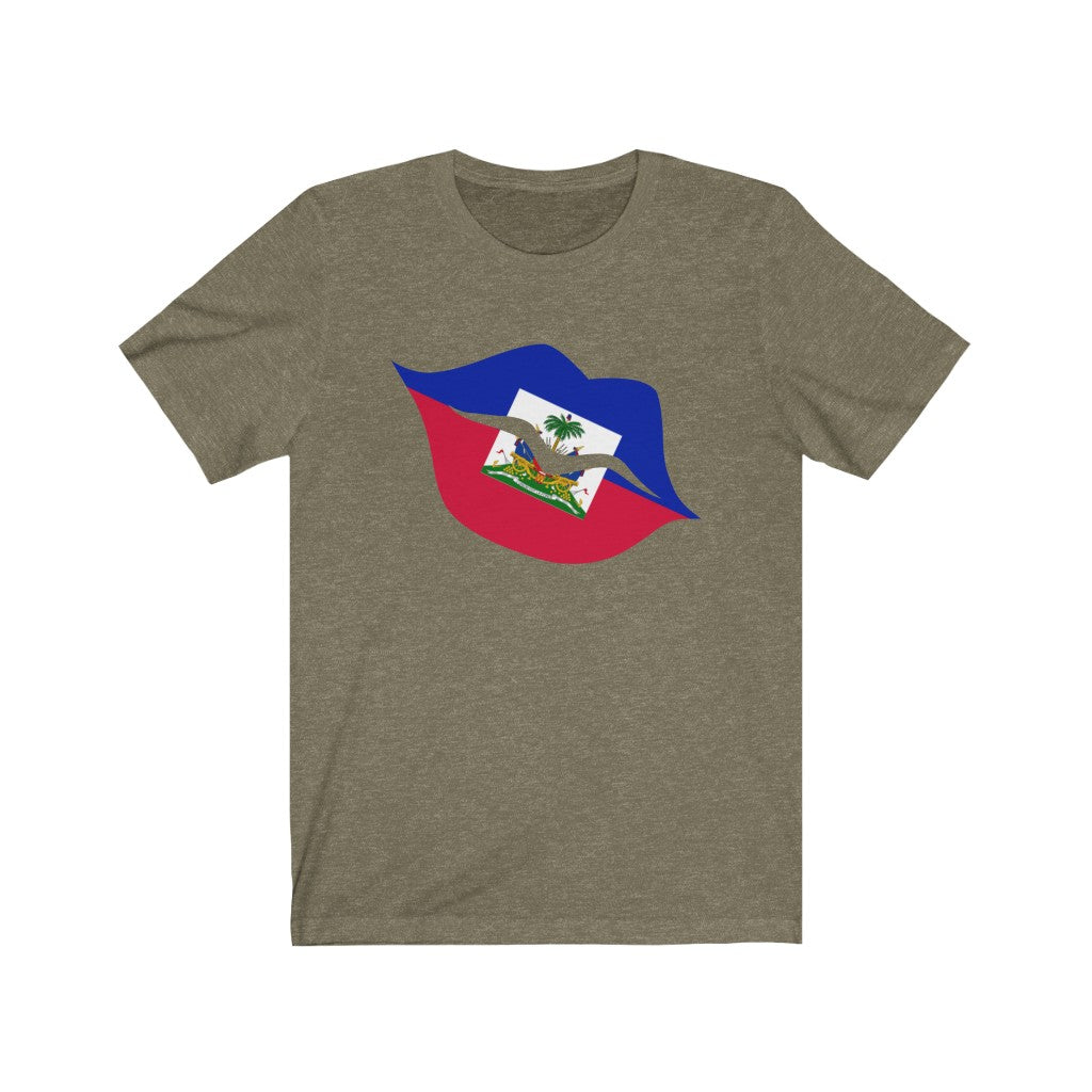 Haiti Lips Flag Premium Tee - Unisex