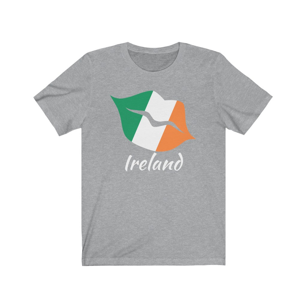 Ireland Lips Flag Premium Tee 2 - Unisex