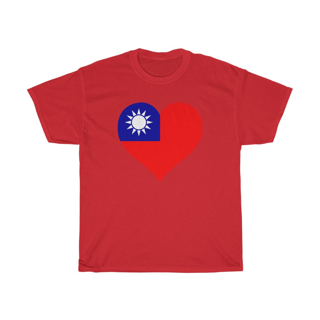 Republic of China - Taiwan Heart Flag Standard Tee - Unisex