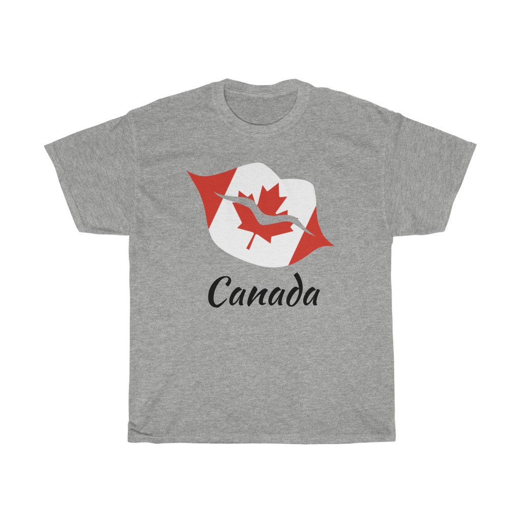 Canada Lips Flag Standard Tee 1 - Unisex