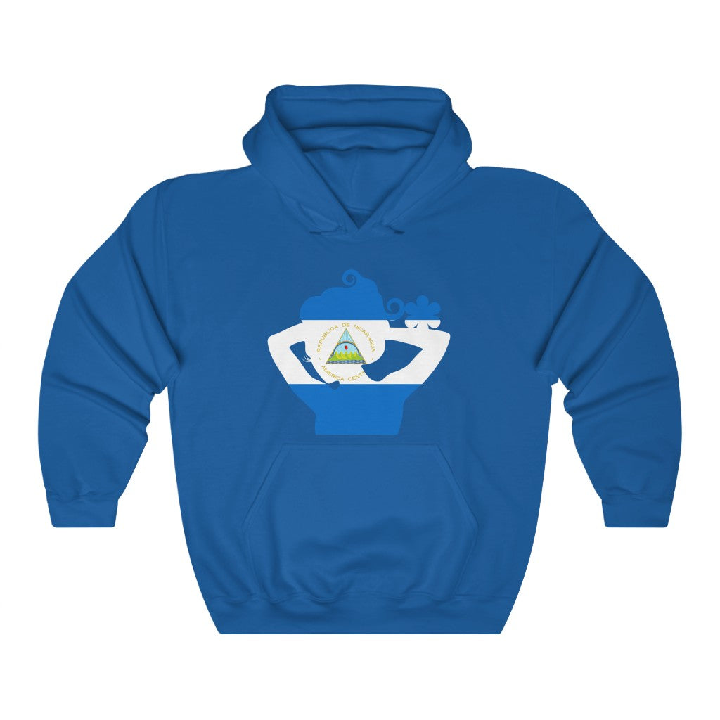 Nicaragua Lady Flag Hoodie Sweatshirt - Unisex