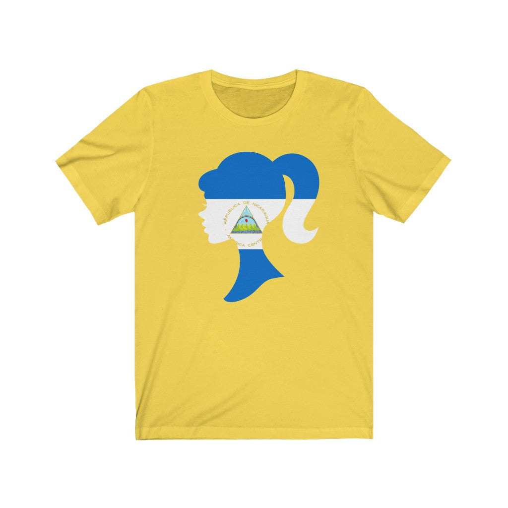 Nicaragua Girl Flag Premium Tee - Unisex