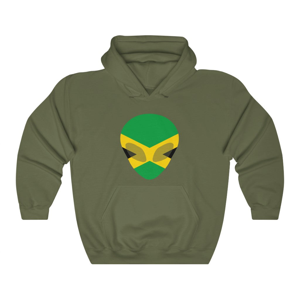 Jamaica Alien Flag Hoodie Sweatshirt - Unisex