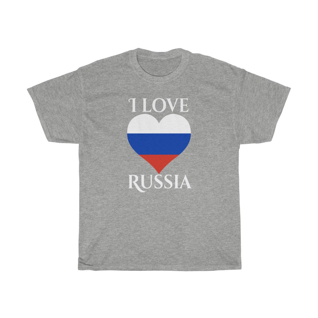 Russia Heart Flag Standard Tee 2 - Unisex