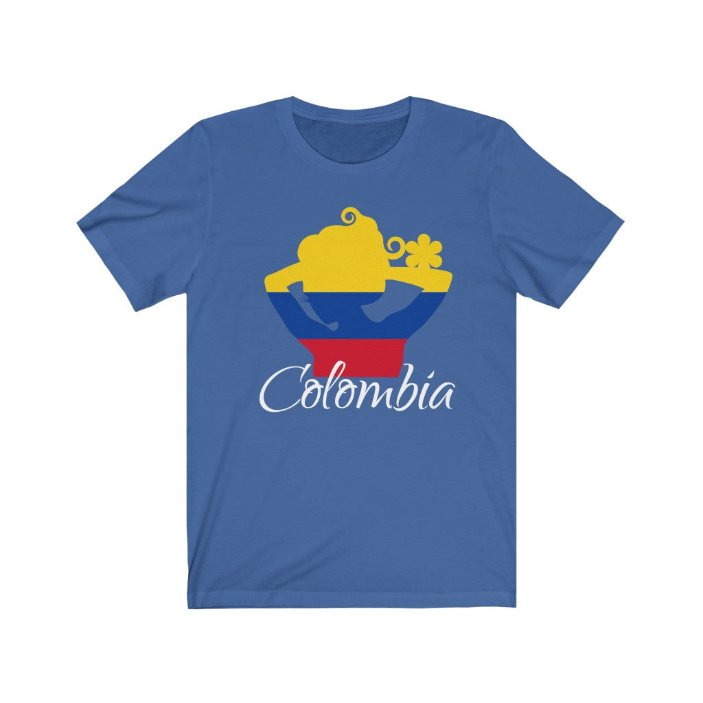 Colombia Lady Flag Premium Tee 2 - Unisex