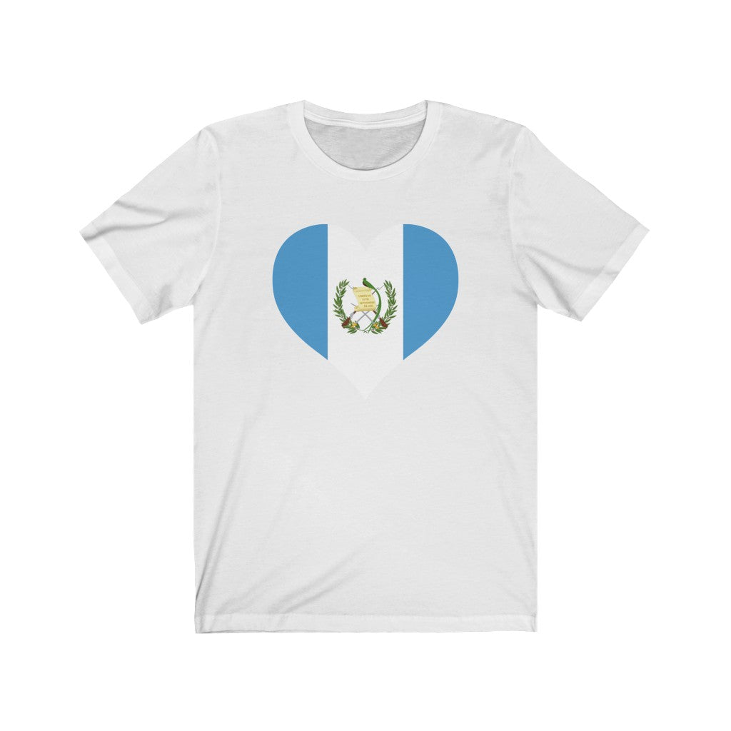 Guatemala  Heart Flag Premium Tee - Unisex
