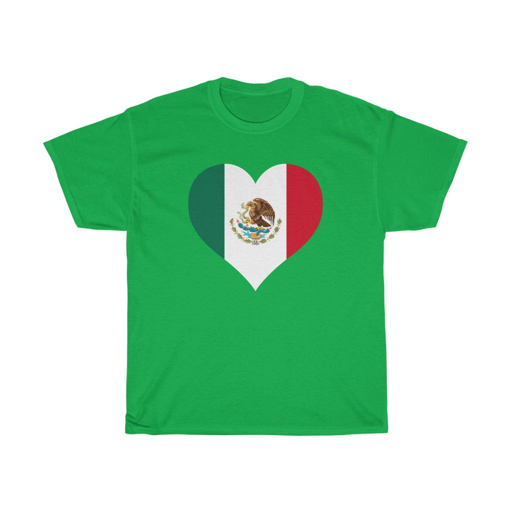 Mexico Heart Flag Standard Tee - Unisex