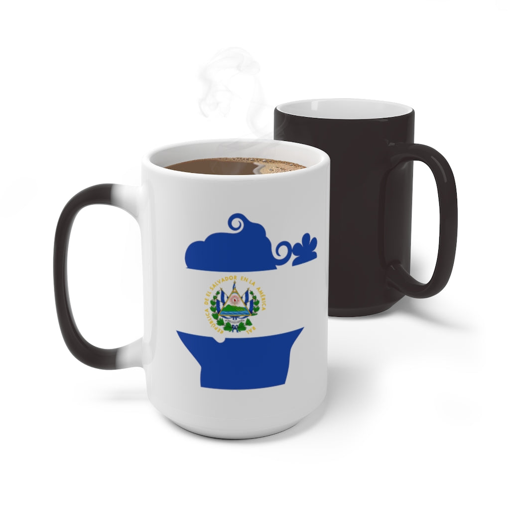 El Salvador Lady Color Changing Mug