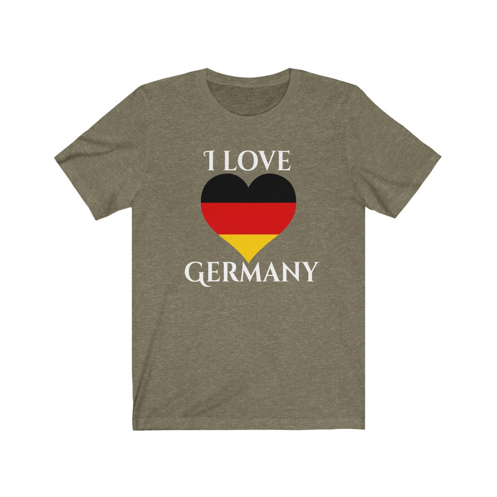 Germany Heart Flag Premium Tee 2 - Unisex
