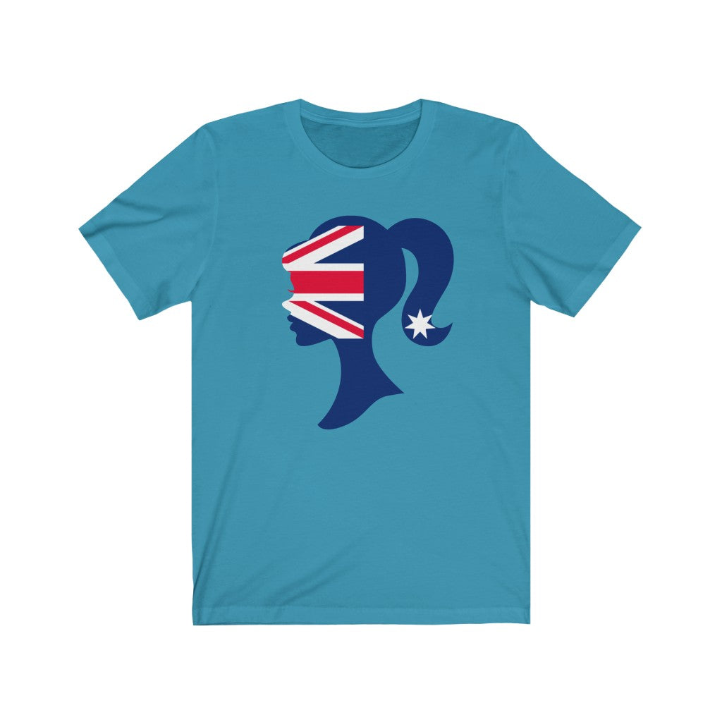 Australia Girl Flag Premium Tee - Unisex