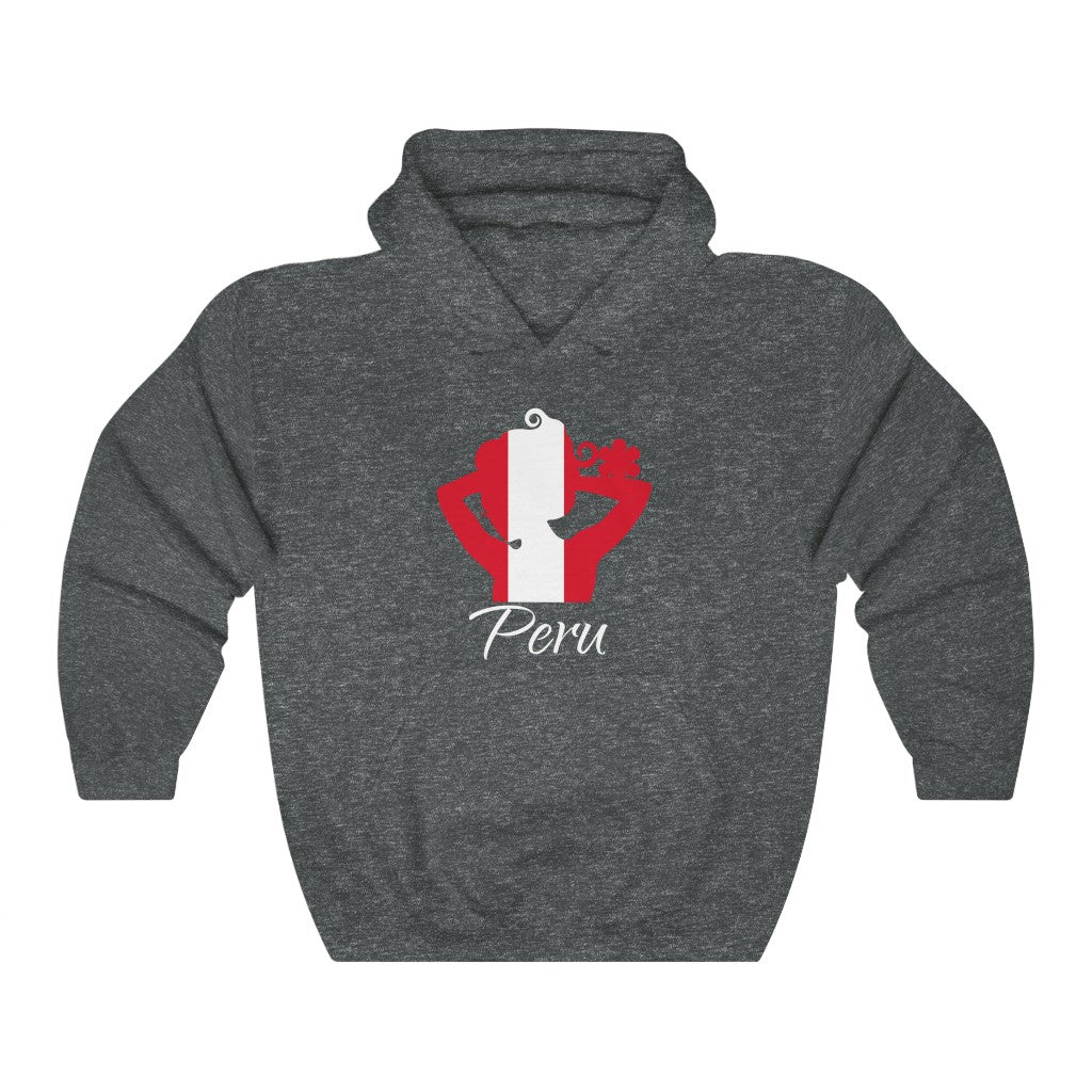 Peru Lady Flag Hoodie Sweatshirt 2 - Unisex