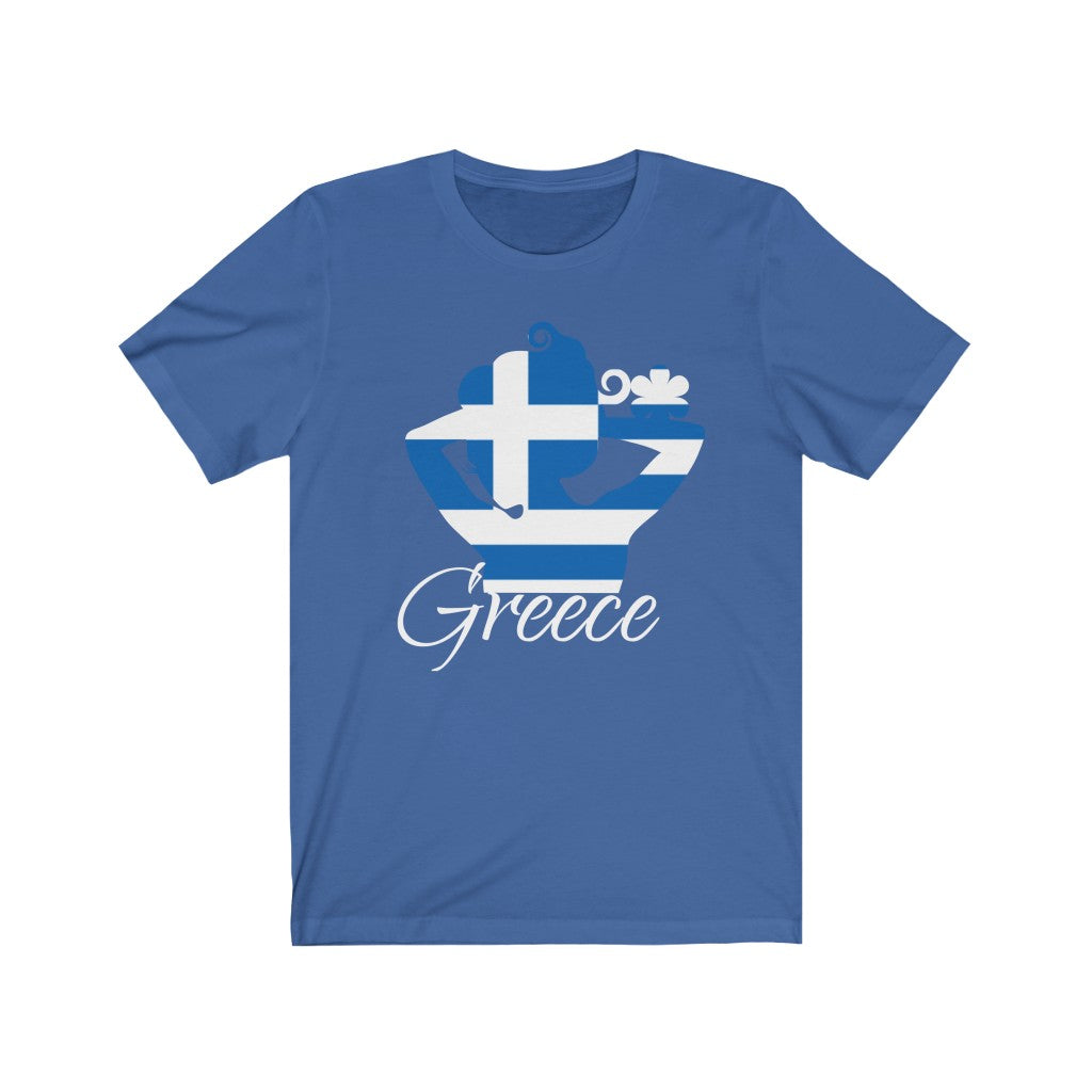 Greece Lady Flag Premium Tee 2 - Unisex