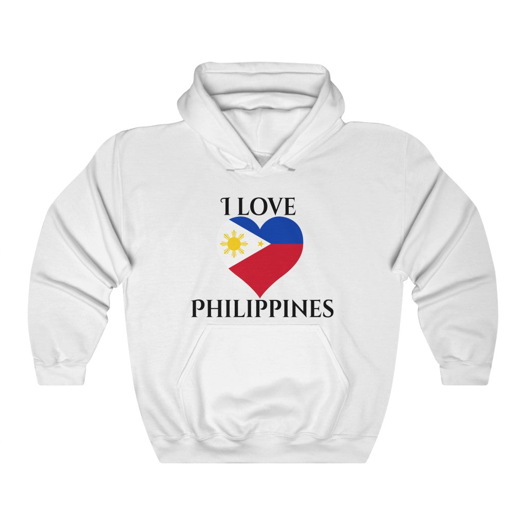 Philippines Heart Flag Hoodie Sweatshirt 1 - Unisex