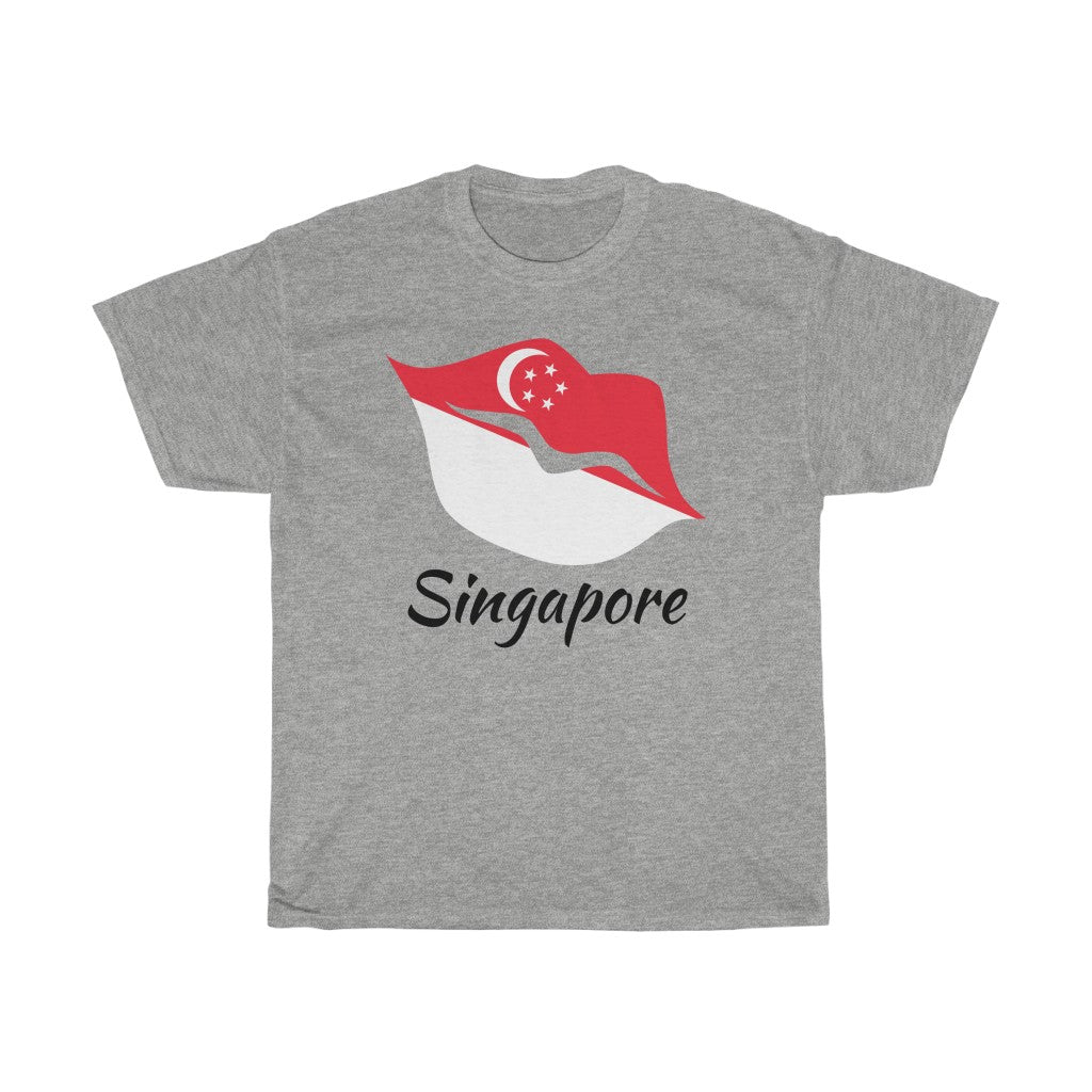 Singapore Lips Flag Standard Tee 1 - Unisex