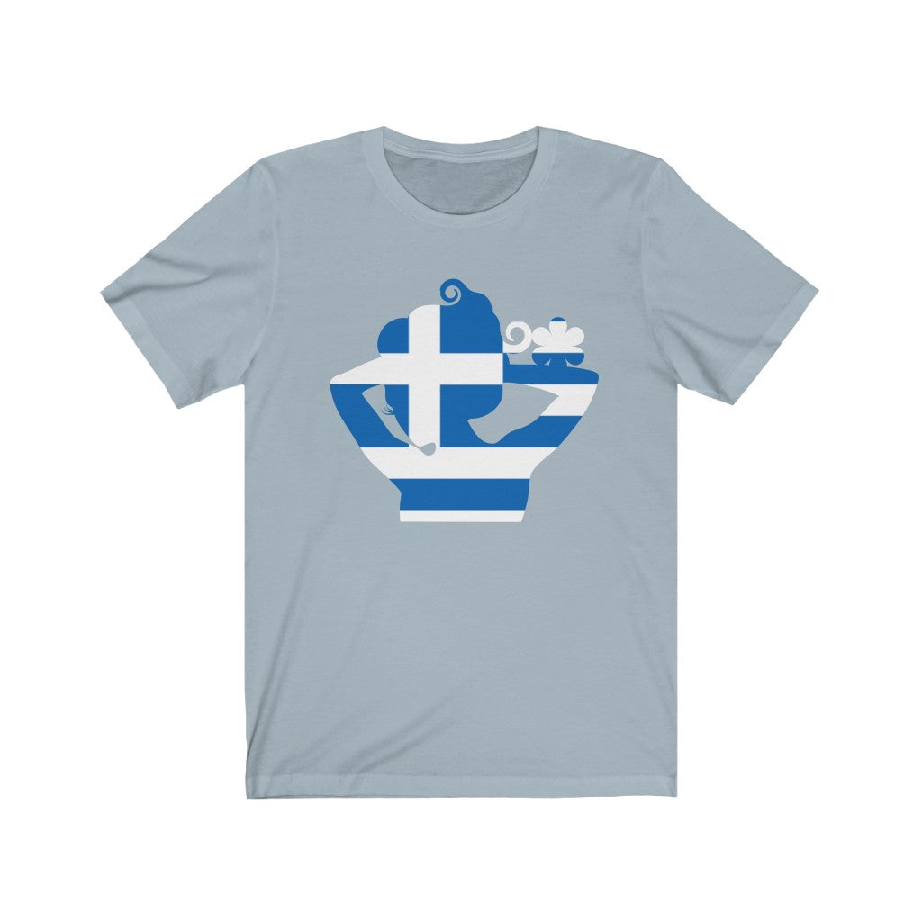 Greece Lady Flag Premium Tee - Unisex