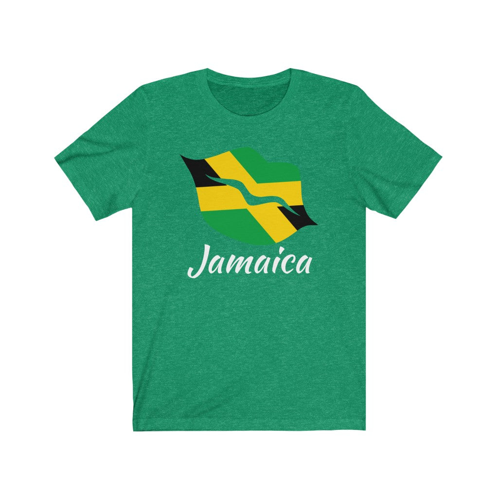 Jamaica Lips Flag Premium Tee 2 - Unisex