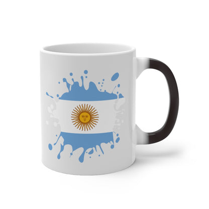 Argentina Splat Color Changing Mug