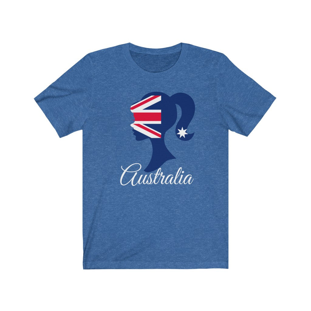 Australia Girl Flag Premium Tee 2 - Unisex