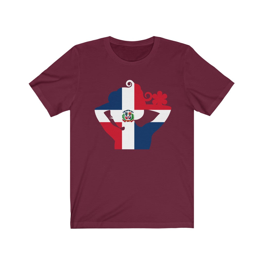 Dominican Republic Lady Flag Premium Tee - Unisex