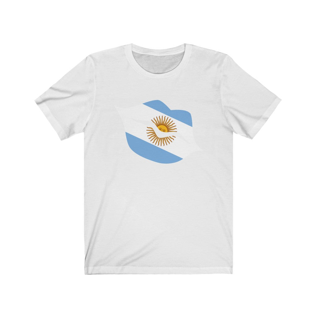 Argentina Lips Flag Premium Tee - Unisex
