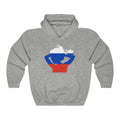 Russia Lady Flag Hoodie Sweatshirt - Unisex