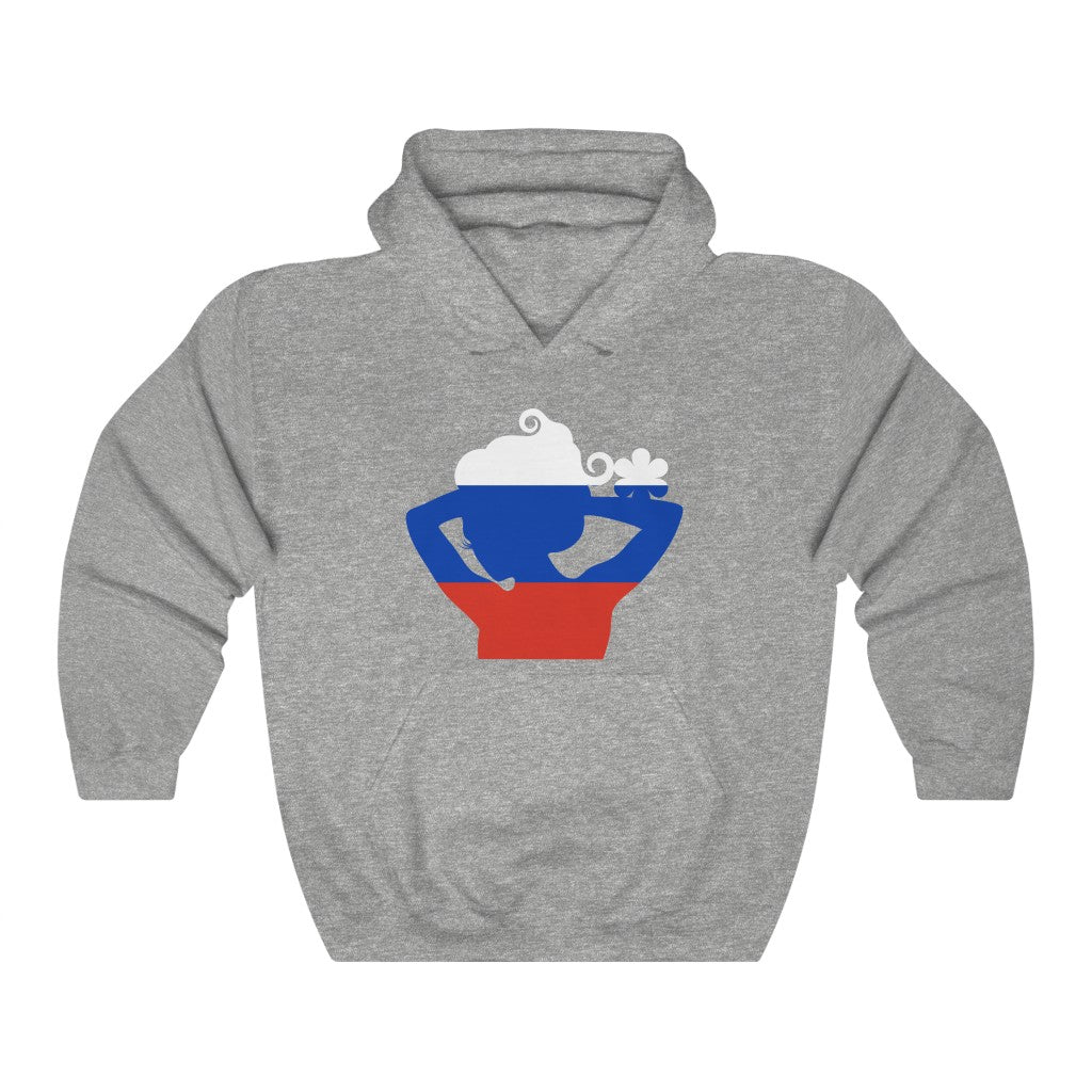 Russia Lady Flag Hoodie Sweatshirt - Unisex