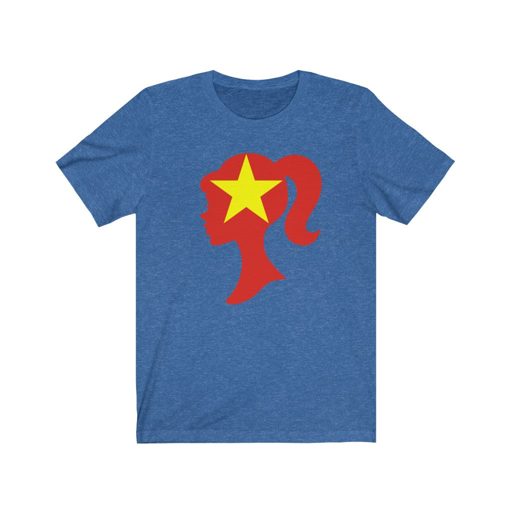 Vietnam Girl Flag Premium Tee - Unisex